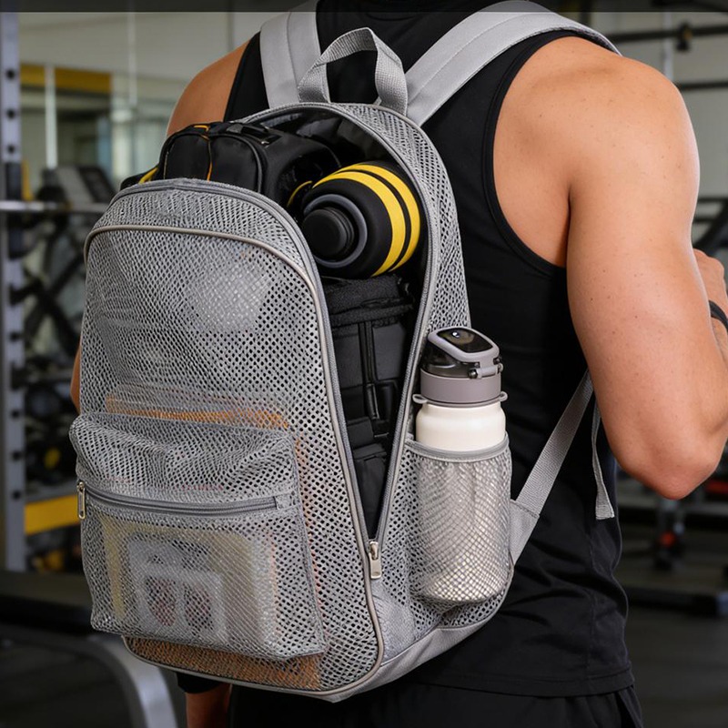 Outdoor Sport Backpack - 통기성 메쉬 백팩 경량 스포츠 짐