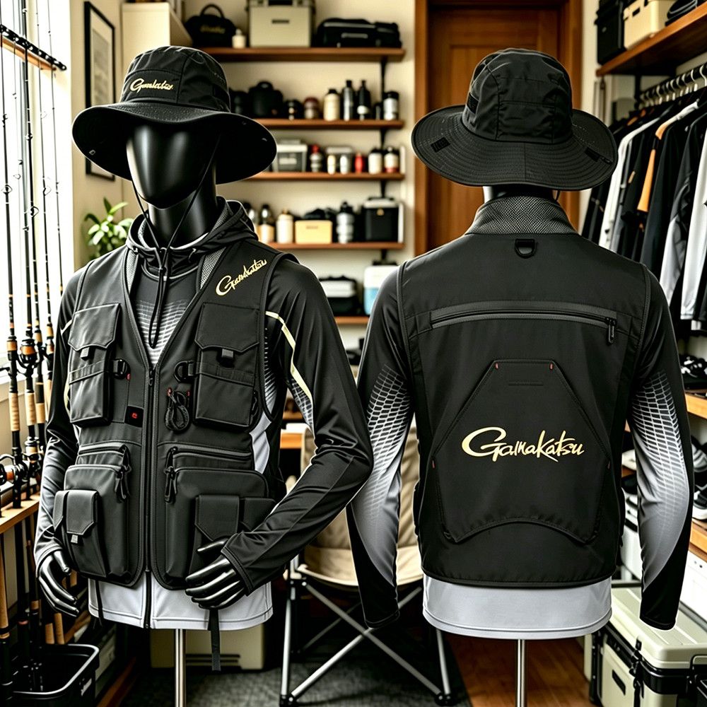 Outdoor Sport Jacket - 가마카츠 멘 멀티 포켓 낚시 조끼