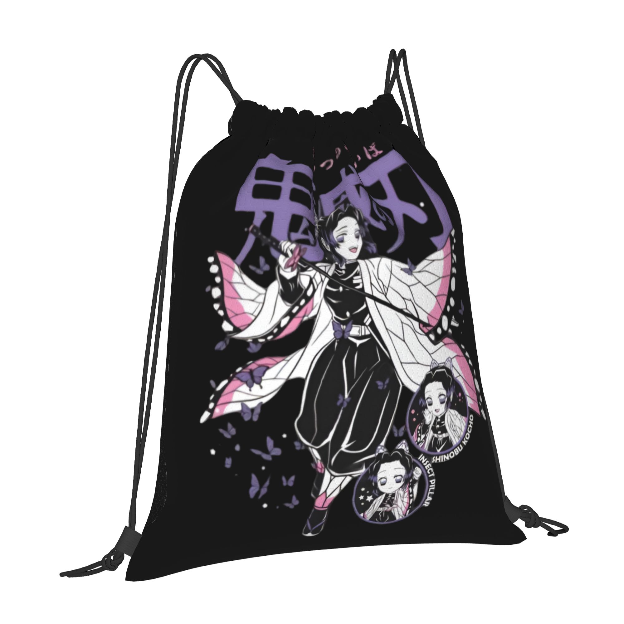 맞춤형 악마 슬레이어 드로스트링 가방 여성 남성 경량  - Outdoor Sport Backpack 리뷰 및 가격