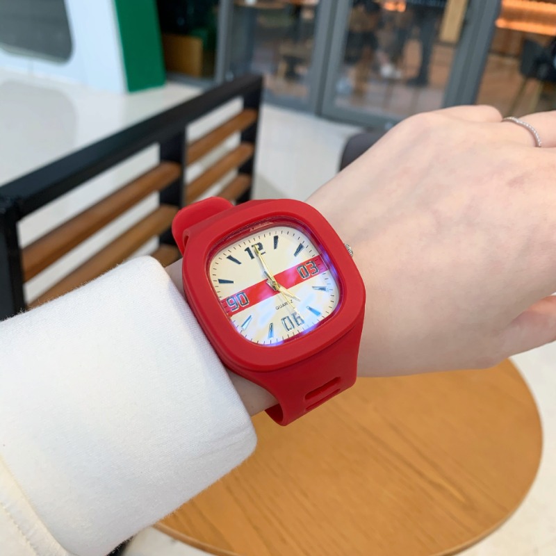 사각형 실리콘 전자 시계, 여성용 스포츠 시계 - Outdoor Sport Watch 리뷰 및 가격