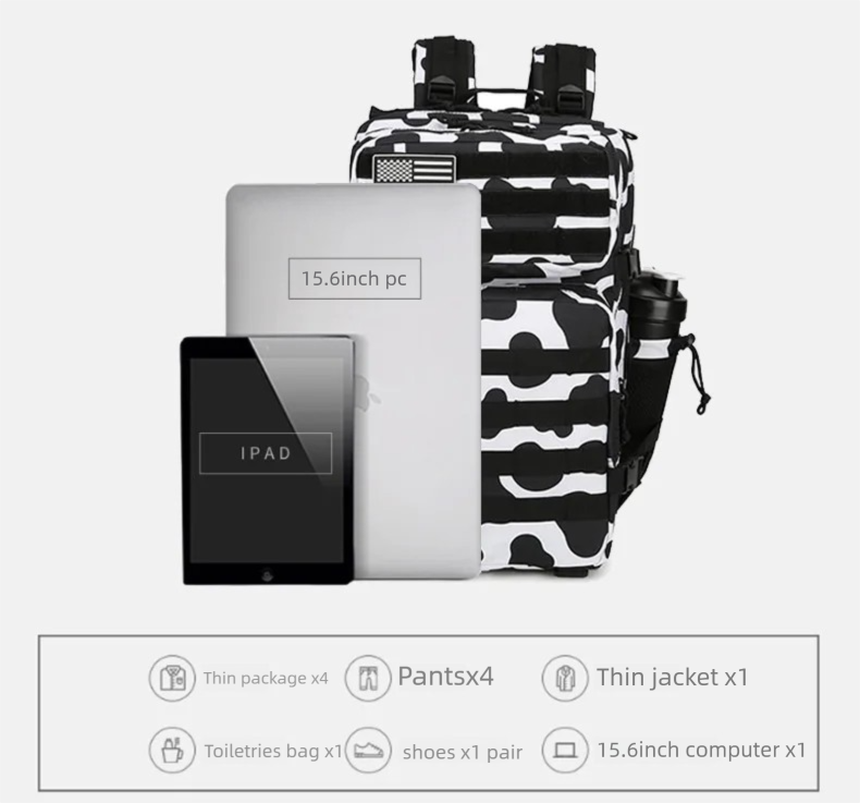 45L/35L/25L 전술 배낭 몰리 아웃도어 스포츠  - Outdoor Sport Backpack 리뷰 및 가격
